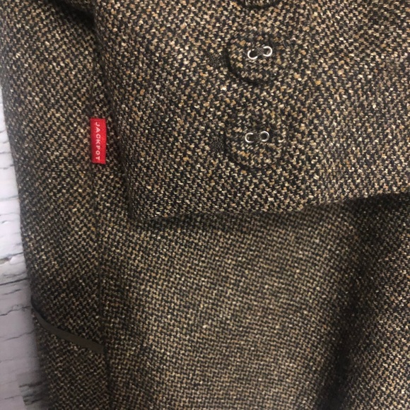 Jack Pot by Carli Gry NWT brown blazer jacket - Picture 2 of 6